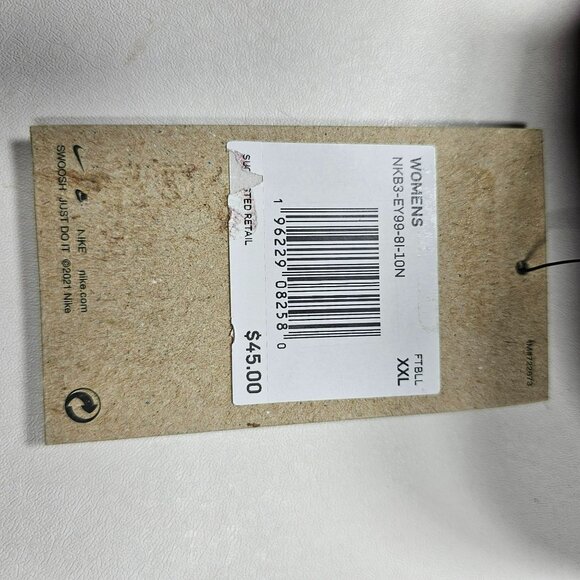 Nike NY Giants NWT Dri-Fit Lined Running Shorts Womens Size XXL Gray Red White - Picture 3 of 11